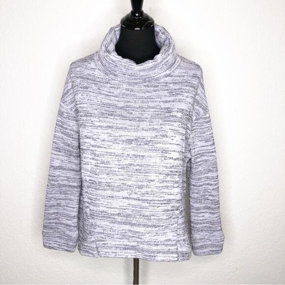 Anthropologie Saturday Sunday light purple gray turtleneck sweater size Small - Picture 1 of 15